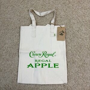 Crown Royal Regal‎ Apple Canvas Tote NEW Bag Green Logo